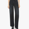 MOTHER-Jeans Vita Alta con Gamba Larga Nero-TRYME Shop