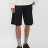 NORSE PROJECTS-Shorts Relaxed in Twill di Cotone Nero-TRYME Shop