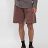 NORSE PROJECTS-Shorts Relaxed in Twill di Cotone Marrone-TRYME Shop