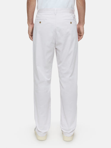 Broek van katoenen twill mist