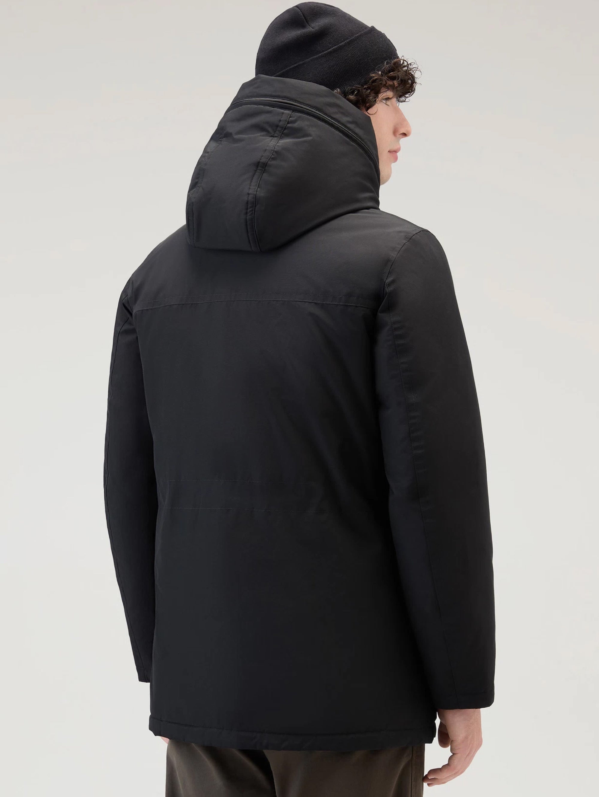 Parka Arctic in Ramar Cloth Rivisitato Nero