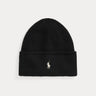 RALPH LAUREN-Cappello in Lana Merino Extrafine Nero-TRYME Shop