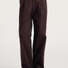 NORSE PROJECTS-Pantaloni in Twill con Due Pinces Marrone-TRYME Shop
