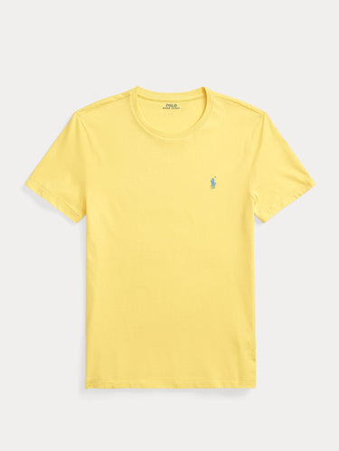 T-shirt Col Rond Custom Slim Fit Jaune