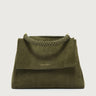 ORCIANI-Borsa Sveva in Suede a Mano Media Bosco-TRYME Shop