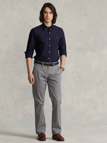 Garment-Dyed Oxford Shirt Blue