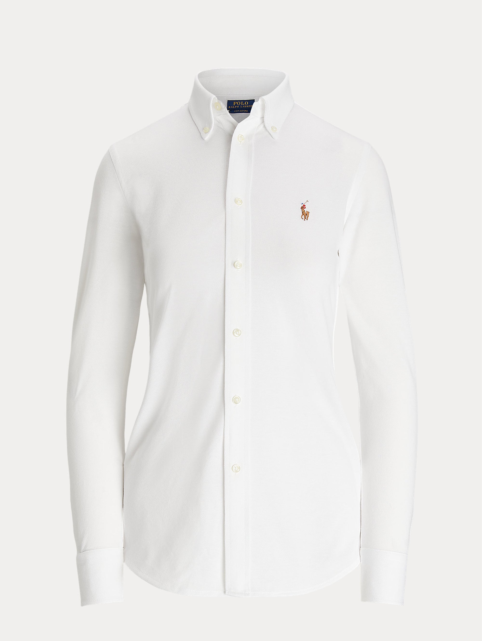 Camicia Knit Oxford Bianco