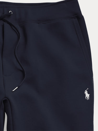 Jogging en maille double bleu