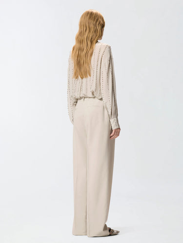 Hose mit geradem Bein in Grau