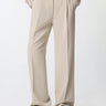 PINKO-Pantaloni a Gamba Dritta Grigio-TRYME Shop