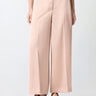 PINKO-Pantaloni in Satin Rosa-TRYME Shop