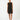 MAX MARA MM-Abito Corto Effetto See-Through Nero-TRYME Shop