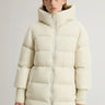 WOOLRICH-Piumino con Finitura Opaca Cloud Madison Crema-TRYME Shop