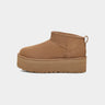 UGG-Stivaletti con Plateau Ultra Mini Platform Castagna-TRYME Shop