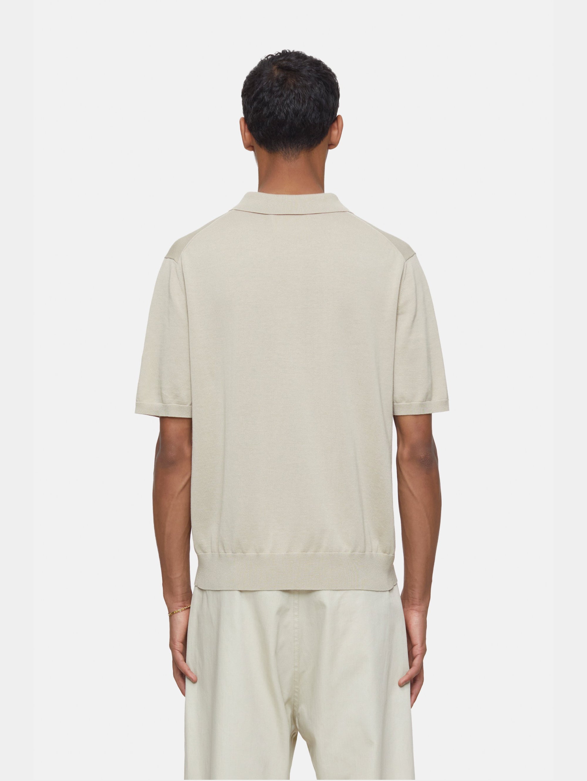 Polo shirt in Extrafine Sand Cotton