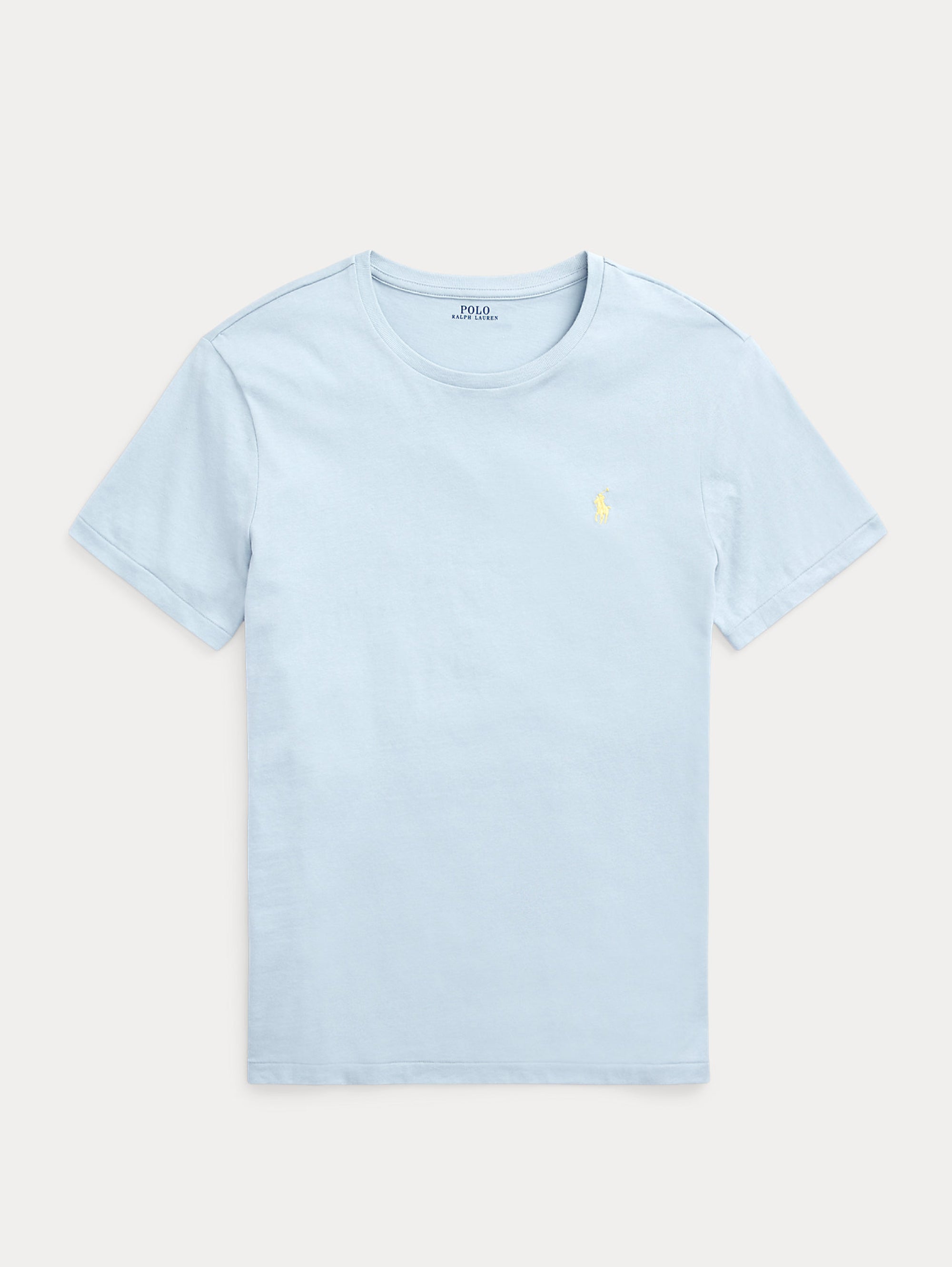 T-Shirt Girocollo Custom Slim Fit Blau