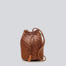 DRAGON DIFFUSION-Borsa a Secchiello Piccola PomPom Double Jump Marrone-TRYME Shop