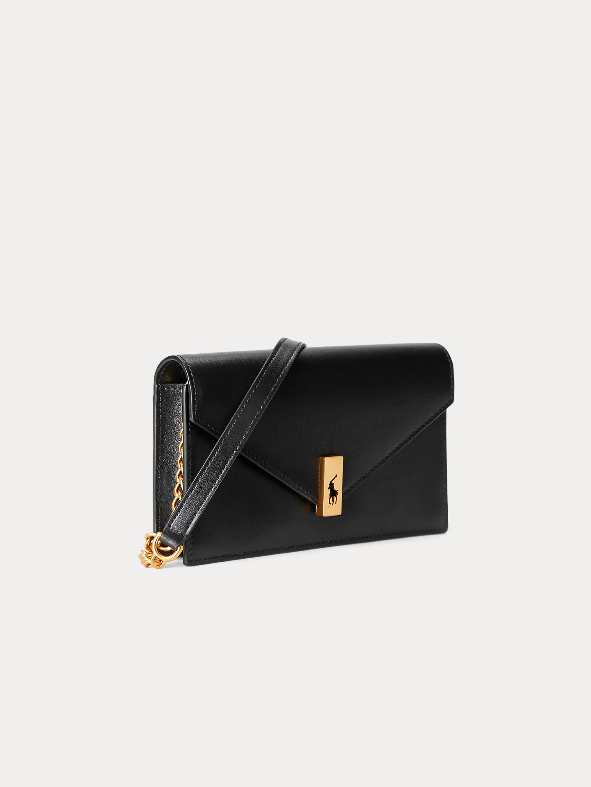 Wallet Bag with Black Shoulder Strap