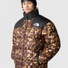 THE NORTH FACE-Giaccone Corto Trapuntato in Piuma Lhotse Marrone-TRYME Shop