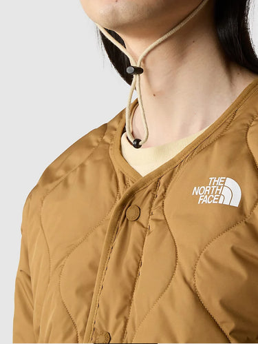 Gesteppte Jacke mit Futter Braun