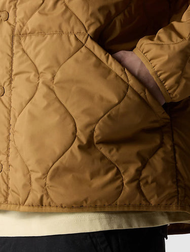 Gesteppte Jacke mit Futter Braun