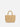 Borsa in Raffia con Logo Ricamato Multicolor