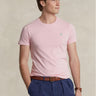 RALPH LAUREN-T-shirt Girocollo Custom Slim Fit Rosa-TRYME Shop