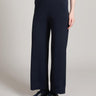 MAX MARA MM-Pantaloni Linea Dritta in Maglia Blu-TRYME Shop