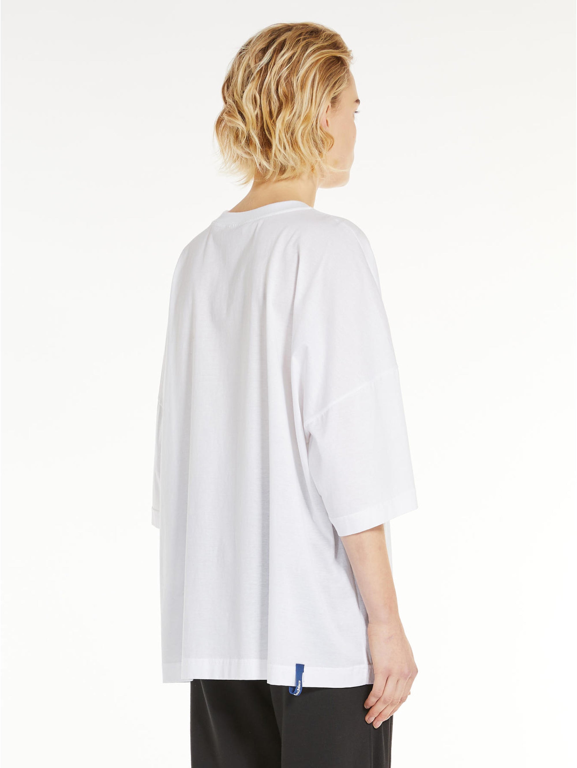 T-shirt Girocollo Oversize Bianco