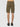 Shorts in Cotone Stretch Effetto Old Verde Militare