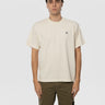 STONE ISLAND-T-shirt in Cotone con Logo sul Petto Avorio-TRYME Shop