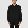 STONE ISLAND-Overshirt in Tela di Polistere Nero-TRYME Shop