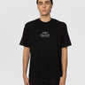 STONE ISLAND-T-shirt con Motivo Compass Posteriore Nero-TRYME Shop