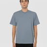 STONE ISLAND-T-shirt in Cotone con Logo sul Petto Blu-TRYME Shop