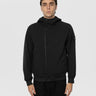 STONE ISLAND-Giacca con Cappuccio in Materliale Tecnico Nero-TRYME Shop