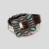ALBERTO LUTI-Cintura in Pelle con Borchie Testa di Moro-TRYME Shop