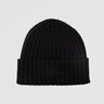 MC2 SAINT BARTH-Cappello Beanie in Lana a Coste Nero-TRYME Shop