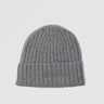 MC2 SAINT BARTH-Cappello Beanie in Lana a Coste Grigio-TRYME Shop