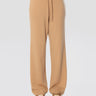 PINKO-Pantaloni in Maglia con Profili a Contrasto Beige-TRYME Shop