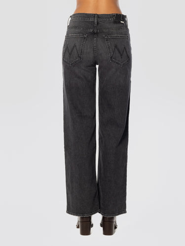 Jeans mit geradem und weitem Bein in Grau