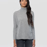 NOTSHY-Maglia Collo Alto in Cashmere Grigio-TRYME Shop