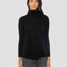NOTSHY-Maglia Collo Alto in Cashmere Nero-TRYME Shop