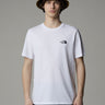THE NORTH FACE-T-shirt Regular Fit con Logo Bianco-TRYME Shop