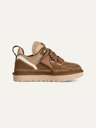 Damen-Sneaker aus Veloursleder Lowmel in Bronze