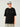 T-shirt a Maniche Corte in Cotone Biologico Nero