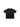 T-shirt a Maniche Corte in Cotone Biologico Nero