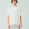 SNOW PEAK-T-shirt a Maniche Corte in Cotone Biologico Bianco-TRYME Shop