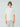 T-shirt a Maniche Corte in Cotone Biologico Bianco