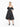 PINKO-Abito in Taffetà con Scollo a Cuore Nero-TRYME Shop