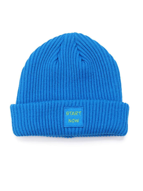 VERB TO DO-Cappello a Coste con Patch Start Now Blu-TRYME Shop